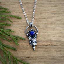 Load image into Gallery viewer, Lapis Lazuli Taper Necklace / 16”