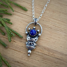 Load image into Gallery viewer, Lapis Lazuli Taper Necklace / 16”