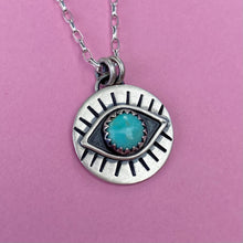 Load image into Gallery viewer, Eyeball Necklace - Turquoise / 17” / Made to Order