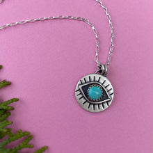 Load image into Gallery viewer, Eyeball Necklace - Turquoise / 17” / Made to Order