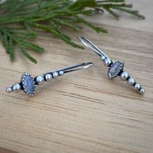 Load image into Gallery viewer, Moonstone Icicle Drop Earrings