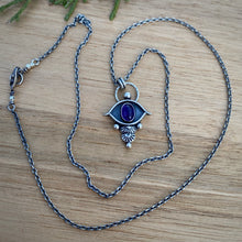 Load image into Gallery viewer, Amethyst Eye Necklace / 19”