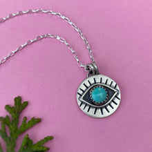 Load image into Gallery viewer, Eyeball Necklace - Turquoise / 17” / Made to Order