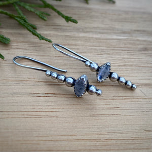 Moonstone Icicle Drop Earrings