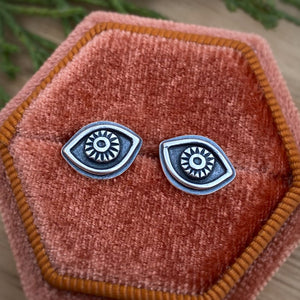 Eye Stud Earrings