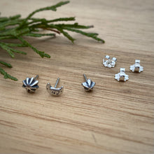 Load image into Gallery viewer, (Set of 3) 3D Moon &amp; Stars Stud Earrings Set {B}