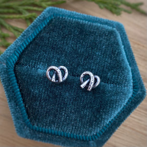 Pretzel Stud Earrings