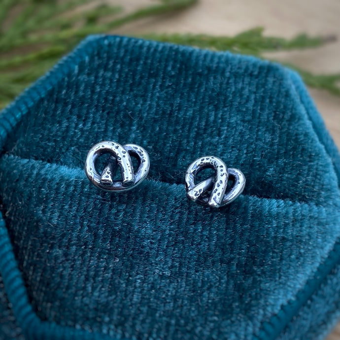 Pretzel Stud Earrings