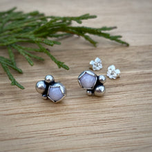 Load image into Gallery viewer, Pink Opal Bubble Stud Earrings