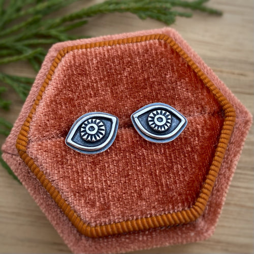 Eye Stud Earrings