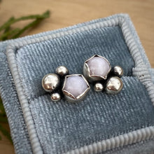 Load image into Gallery viewer, Pink Opal Bubble Stud Earrings