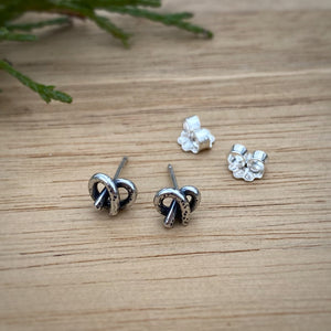 Pretzel Stud Earrings